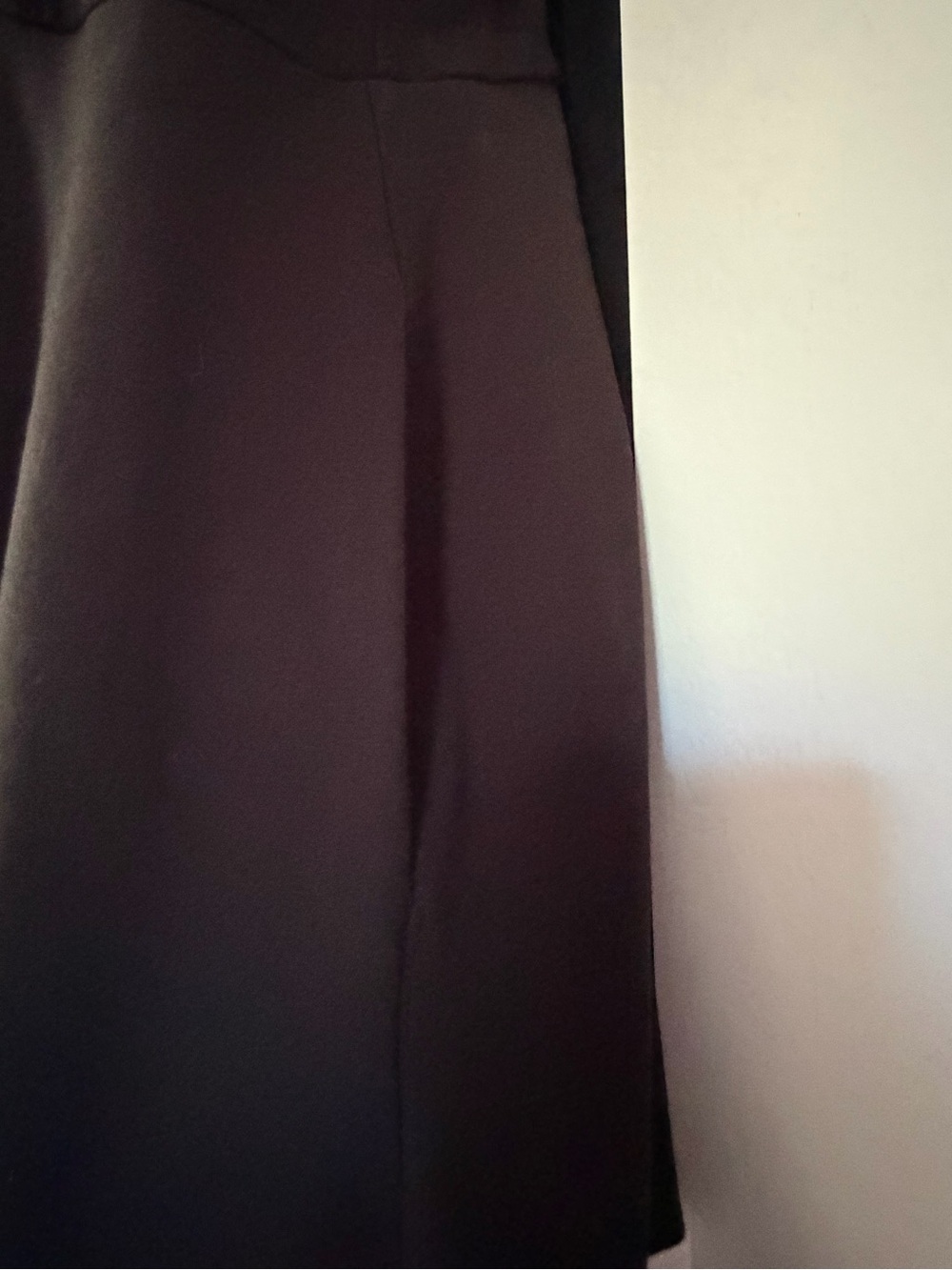 NWOT NY&Co Black Fit & Flare Sundress with White Stripes - SZ XL - Picture 4 of 6